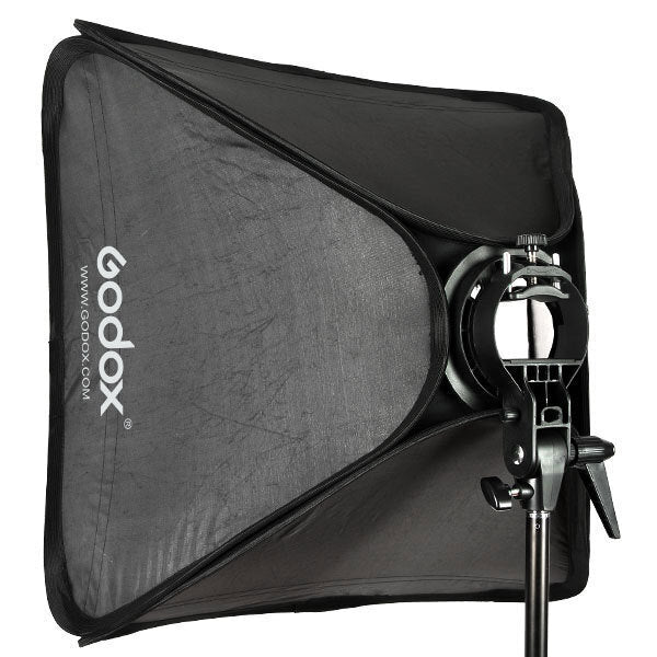 GODOX 60 X 60CM Speedlite Quick Fold Softbox With Grid (Bowens Mount Bracket)