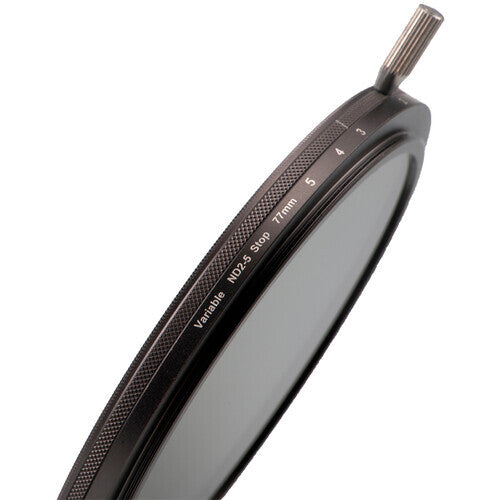 Kase 77mm Screw-In Type Variable ND Filter with Magnetic Lens Cap (2-5 Stops)