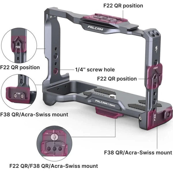 Falcam F22 Quick Release Camera Cage For Sony A7C