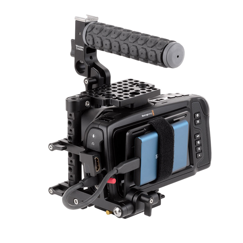 Wooden Camera Unified Blackmagic Pocket 4k/6k Camera Cage SSD Mount