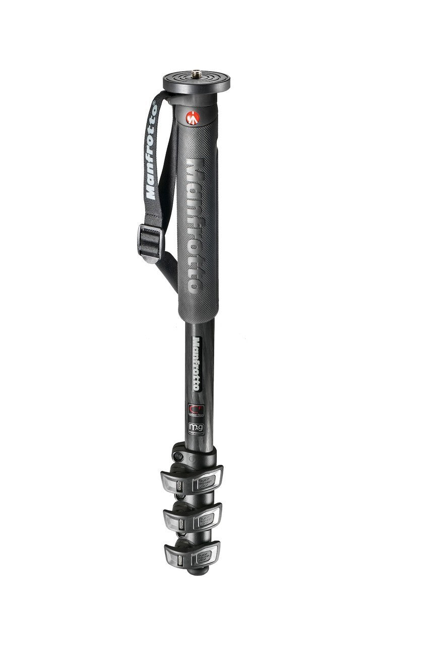 Manfrotto XPRO PRIME monopod, 4 sections, carbon fibre MMXPROC4
