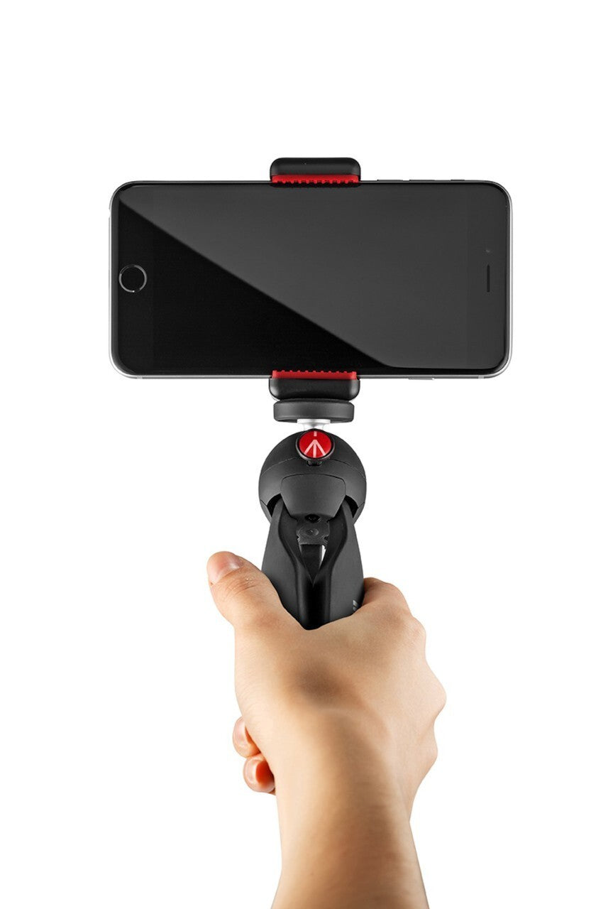 Manfrotto Mini Tripod Black with Universal Smartphone Clamp MKPIXICLAMP-BK