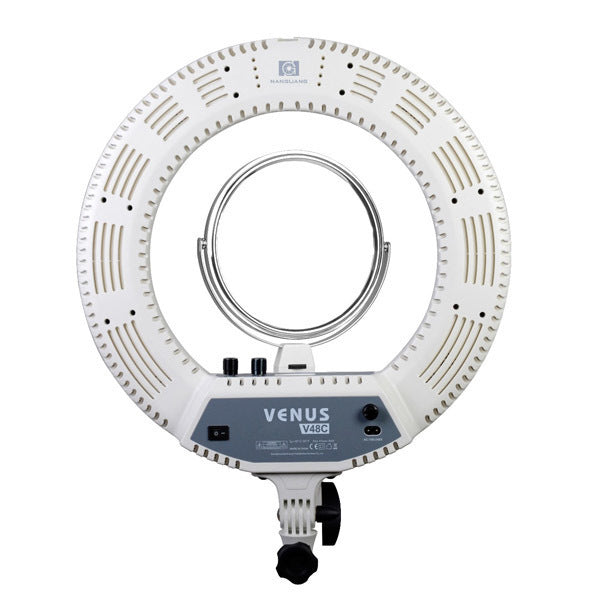 NANGUANG V48C 48W VENUS RING LED LIGHT (3200-5600K) - WHITE SHELL