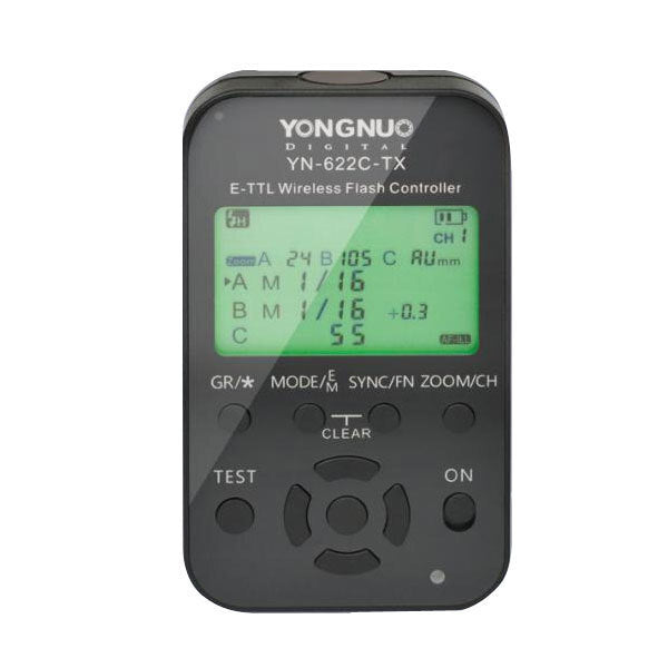 YONGNUO SPEED LIGHT FLASH YN-622C-TX WIRELESS E-TTL FLASH TRANSCEIVER TRIGGER KIT FOR CANON