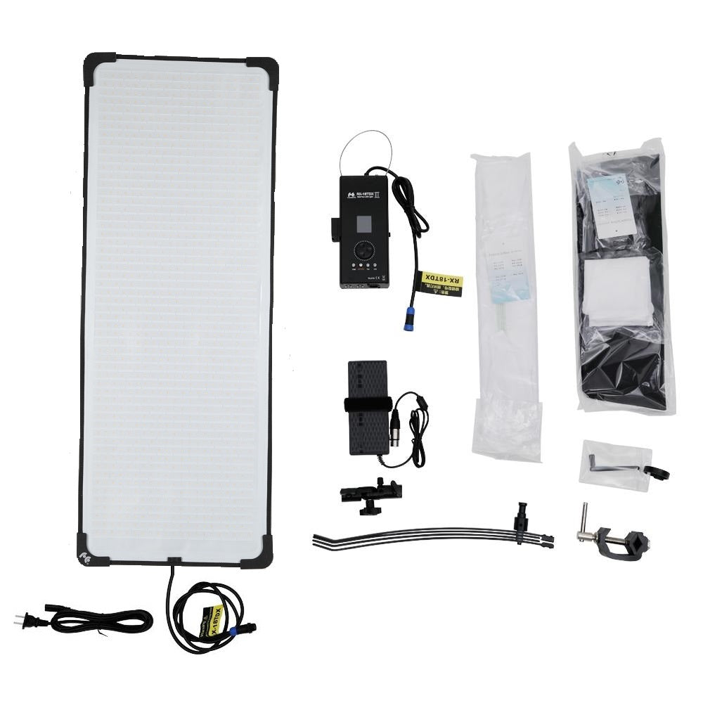 Falcon Eyes 240W Bi-Color Flexible LED Light RX-36TDX II with Grid Softbox