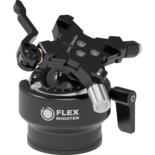 FlexShooter Pro Ball Head with Arca-Type Flip-Lever - Black Edition