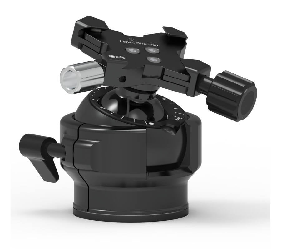 FlexShooter Pro Ball Head with Arca-Type Locking Knob - Black Edition