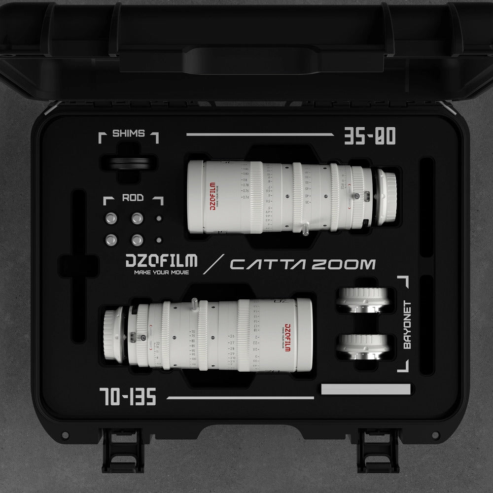 DZOFILM Catta Full Frame Zoom Lenses Bundle - White