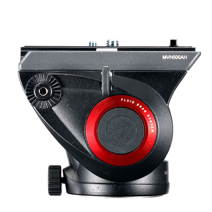 Manfrotto Lightweight Fluid Tripod Video head with Flat Base MVH500AH