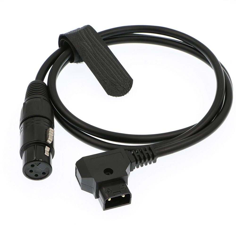 MC Foto Gears XLR 4 Pin Female to D Tap Power Cable 12V for Blackmagic Design Studio 4K Camera
