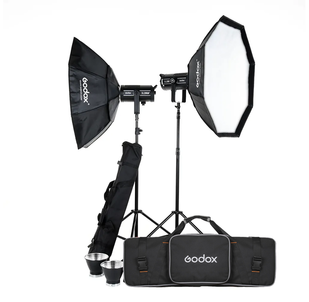 Godox SL-200III 2 x Head LED Bi-Color Kit