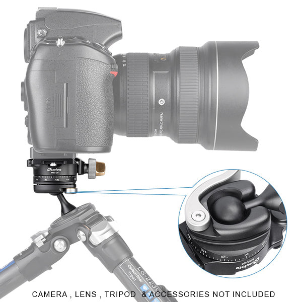 LEOFOTO MSC-20 MINI BALL HEAD(MAX LOAD 8KG , 360° PANORAMA)