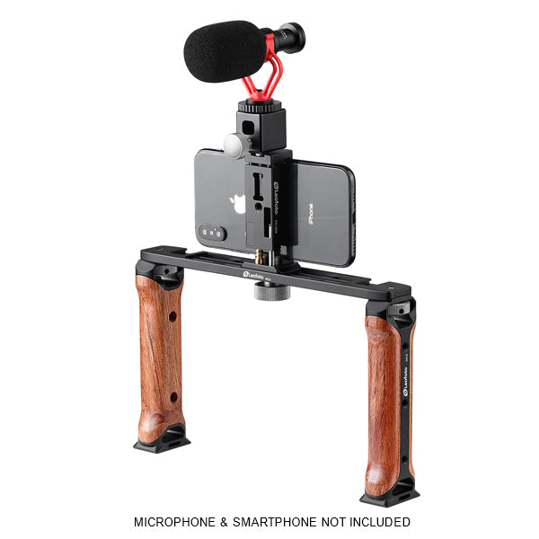 LEOFOTO VC-2 HANDHELD WITH 106MM LONG RAIL FOR SMARTPHONE