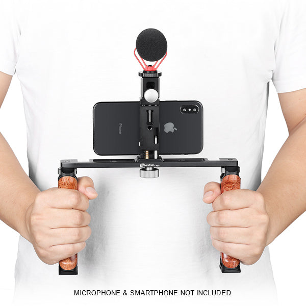 LEOFOTO VC-2 HANDHELD WITH 106MM LONG RAIL FOR SMARTPHONE