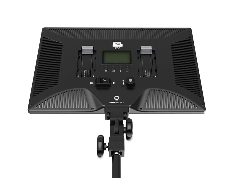 Pixel P50 14" Slim LED Light Kit Bi-Color 3200-5800K (Battery Options:F-970 (8400mAh) + Charger)