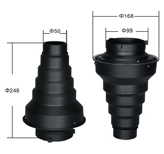 PES Snoot with Honeycomb For Studio Flash Head With Bowens-s Fitting SN-08