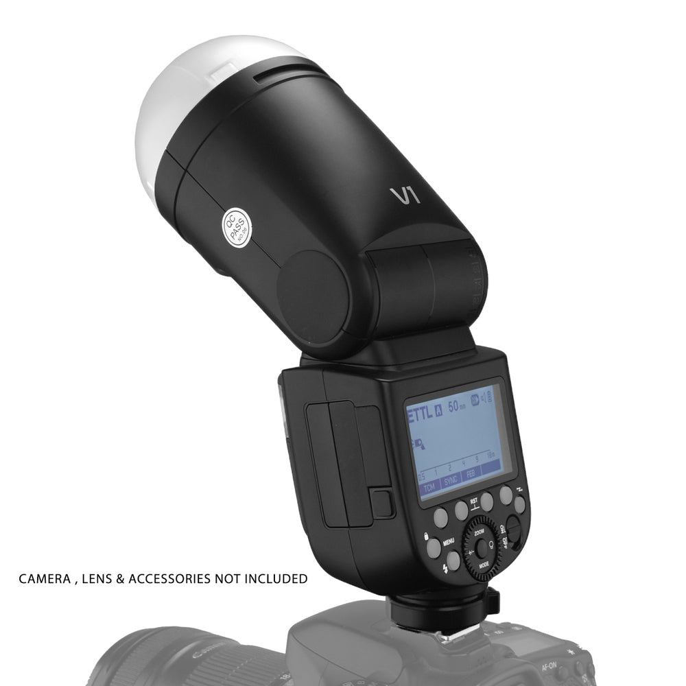 GODOX V1 O 76WS TTL LI-ION ROUND HEAD CAMERA FLASH FOR Olympus