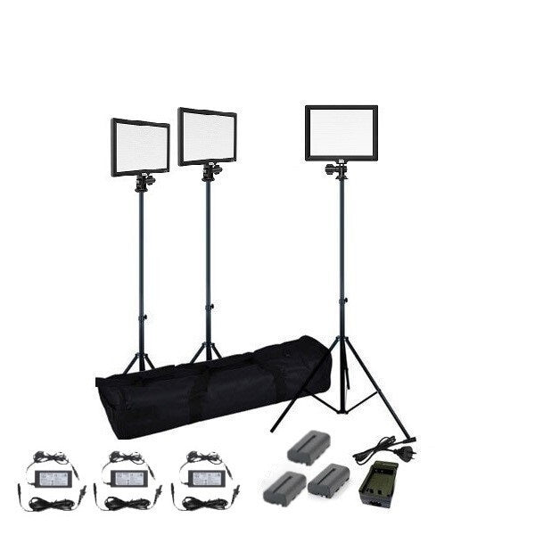 Pixel Video Light 3 x P20 LED Light Kit (With Full Power Options)