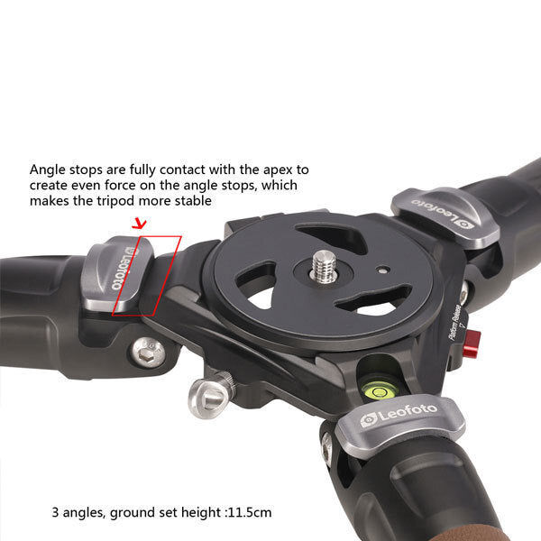 LEOFOTO VIDEO TRIPOD CARBON FIBRE LN-404C (100MM BOWL)