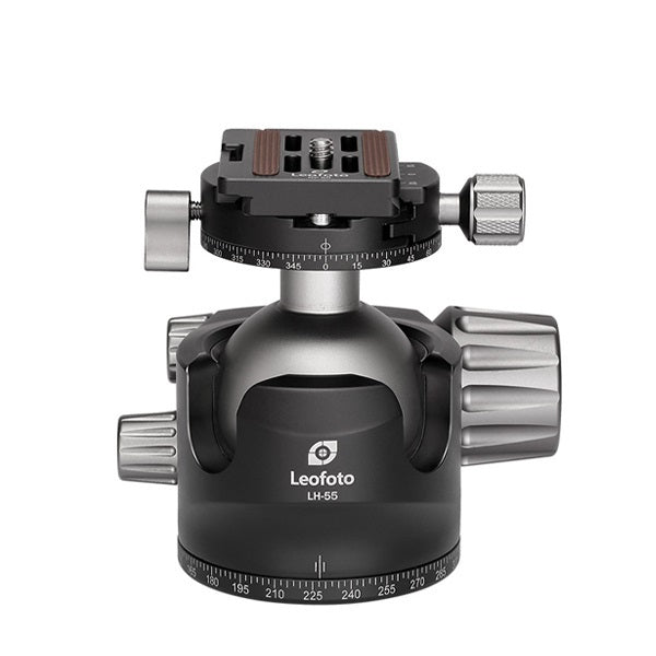 Leofoto Low Profile Ball Head LH-55R (Double-Pan)