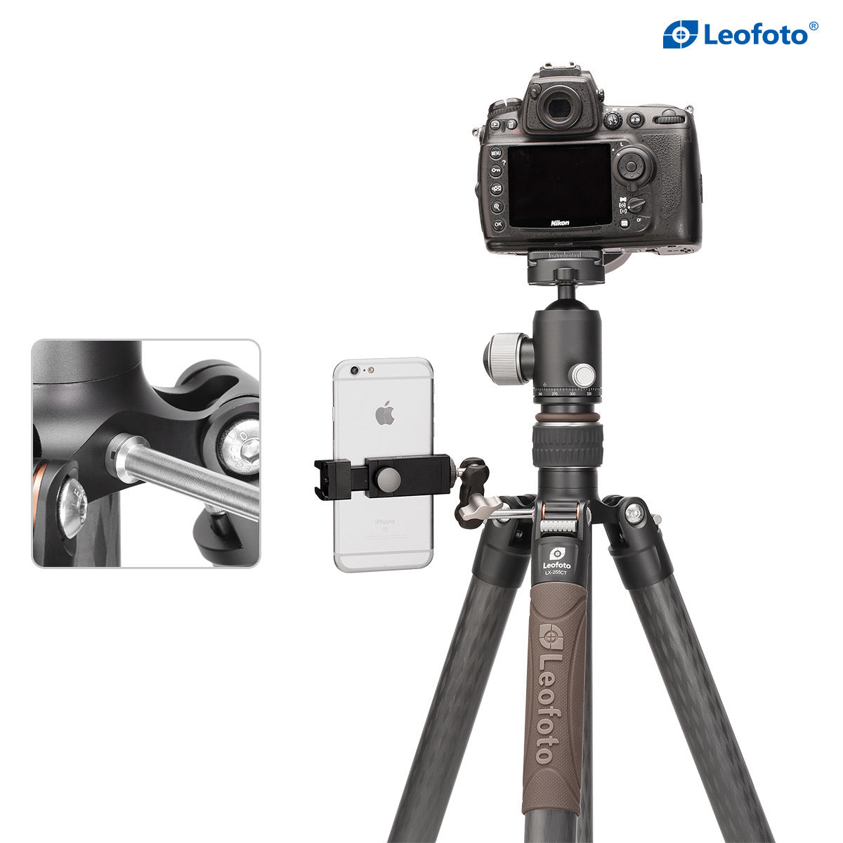 LEOFOTO URBAN SERIES CARBON FIBRE TRIPOD KIT LX-255CT+XB-32
