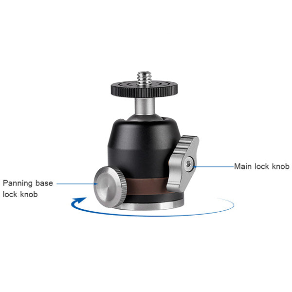 LEOFOTO MBH-19 MINI BALL HEAD (MAX LOAD 2KG )