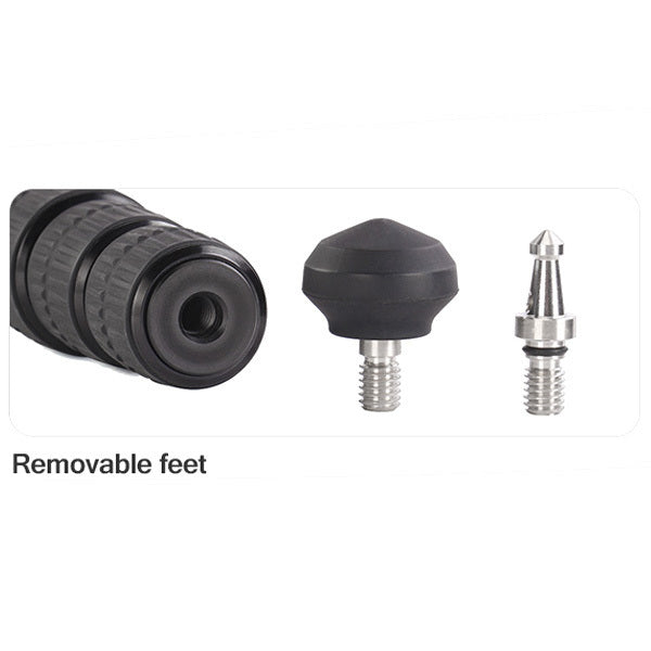 LEOFOTO MP-366C CARBON FIBER MONOPOD (MAX LOAD 15KG, TWIST LOCK , 6 SECTION)