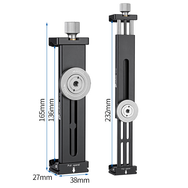 LEOFOTO PC-230 IPAD CLAMP (MAX LOAD 8 KG , CLIP RANGE 138-230MM , ACRA SWISS)