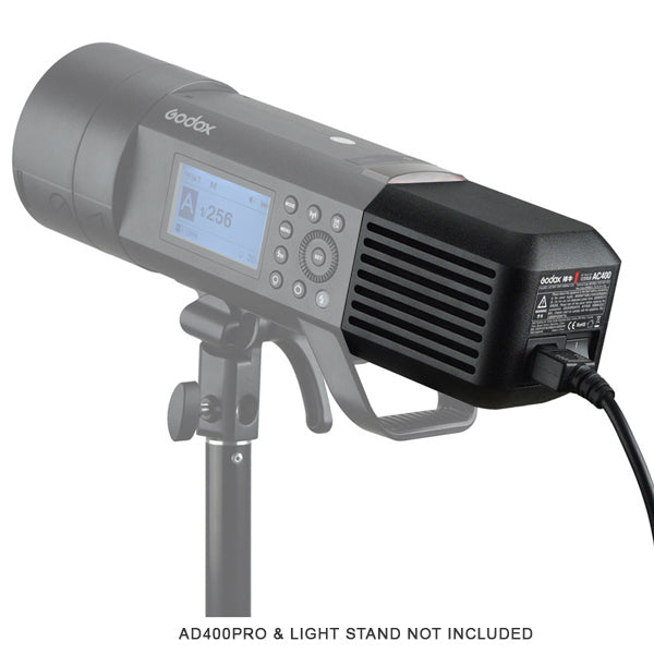 GODOX AC400 AC ADAPTER FOR WITSTRO AD400PRO MONOLIGHT FLASH (100 TO 240 VAC , 50 / 60 HZ)