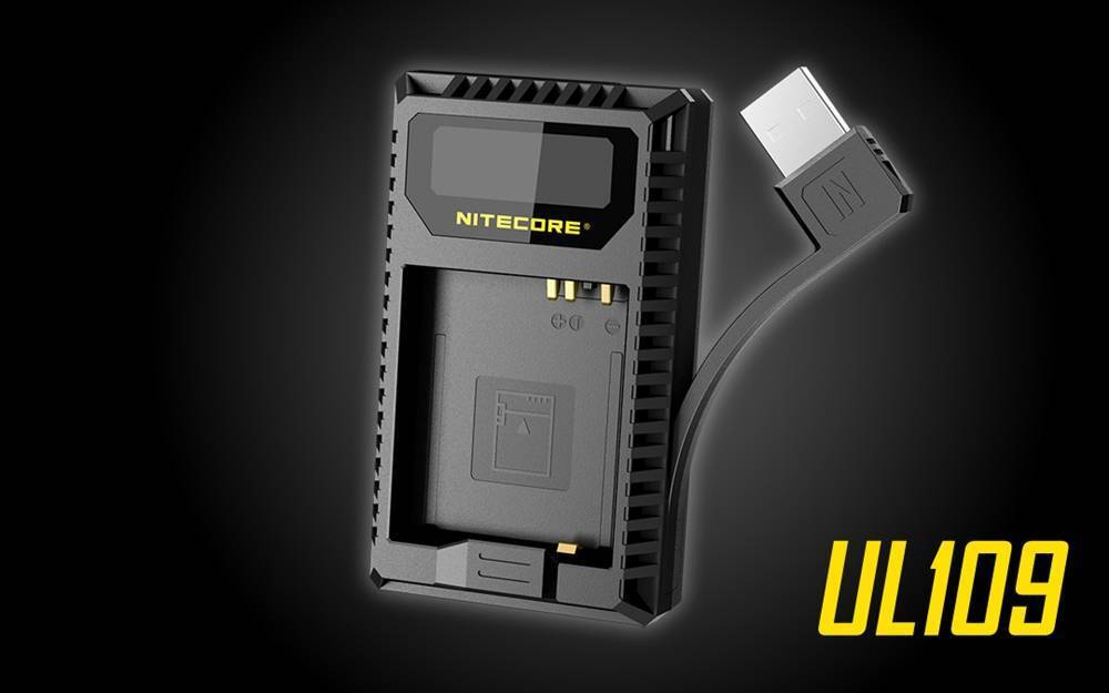 NITECORE UL109 USB dual slot charger for LEICA BP-DC15-E