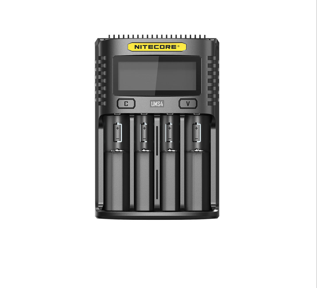Nitecore UMS4 Smart USB 4-Slot Battery Charger For AA/AAA Battery