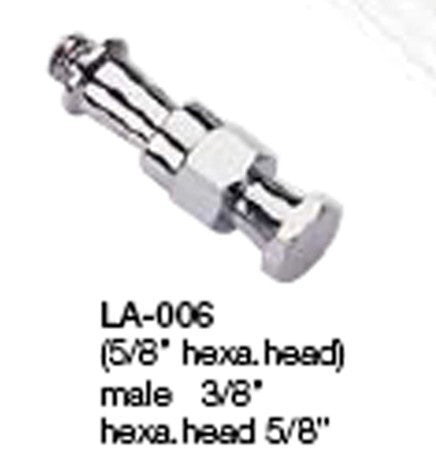 PES SPIGOT 3/8" MALE - 5/8" HEX.HEAD