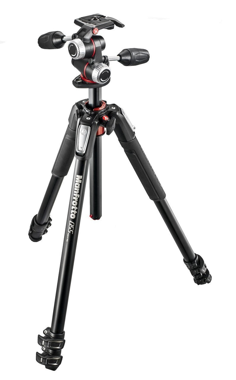 Manfrotto MK055XPRO3 with XPRO 3-Way Pan/Tilt Head Tripod Kit