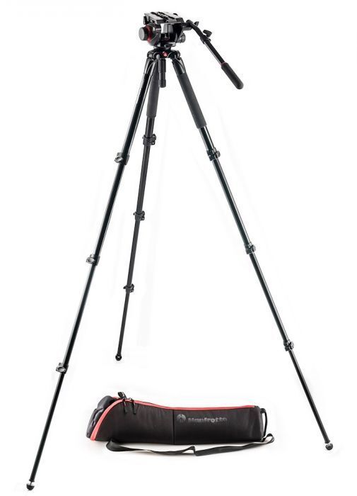 Manfrotto MVT535VQ Aluminum Leg with 504 Video Head Kit MVK504AQ