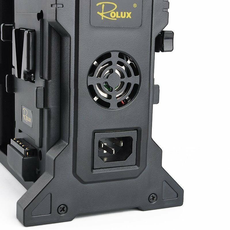 Rolux V-Mount Battery Charger 4 Channels RL4KS