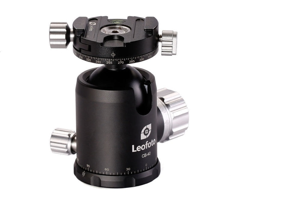 LEOFOTO PRO BALL HEAD WITH PANNING CLAMP CB-40 (DOUBLE-ACTION)