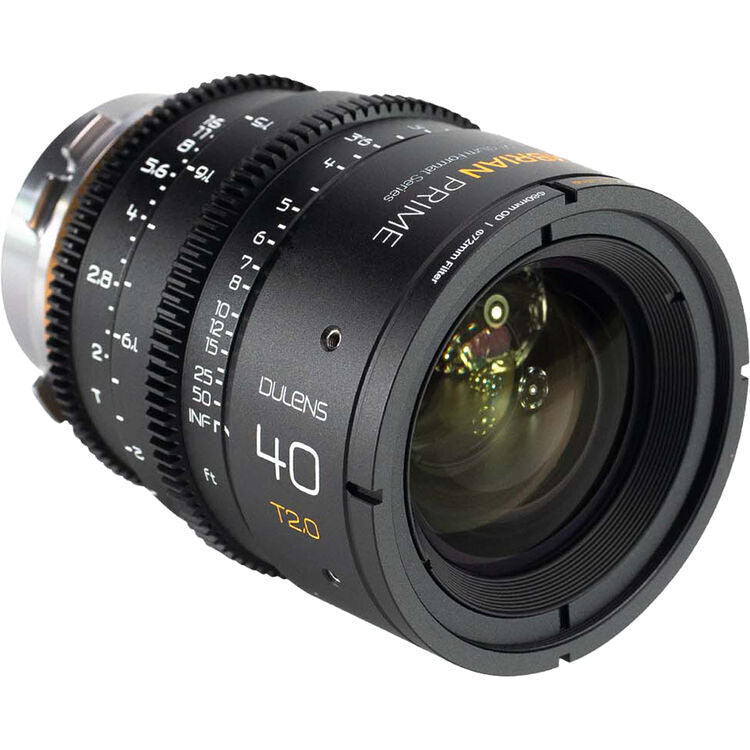 Dulens APO Cambrian Prime 40mm T2.0 Lens (ARRI PL, Imperial, Black)