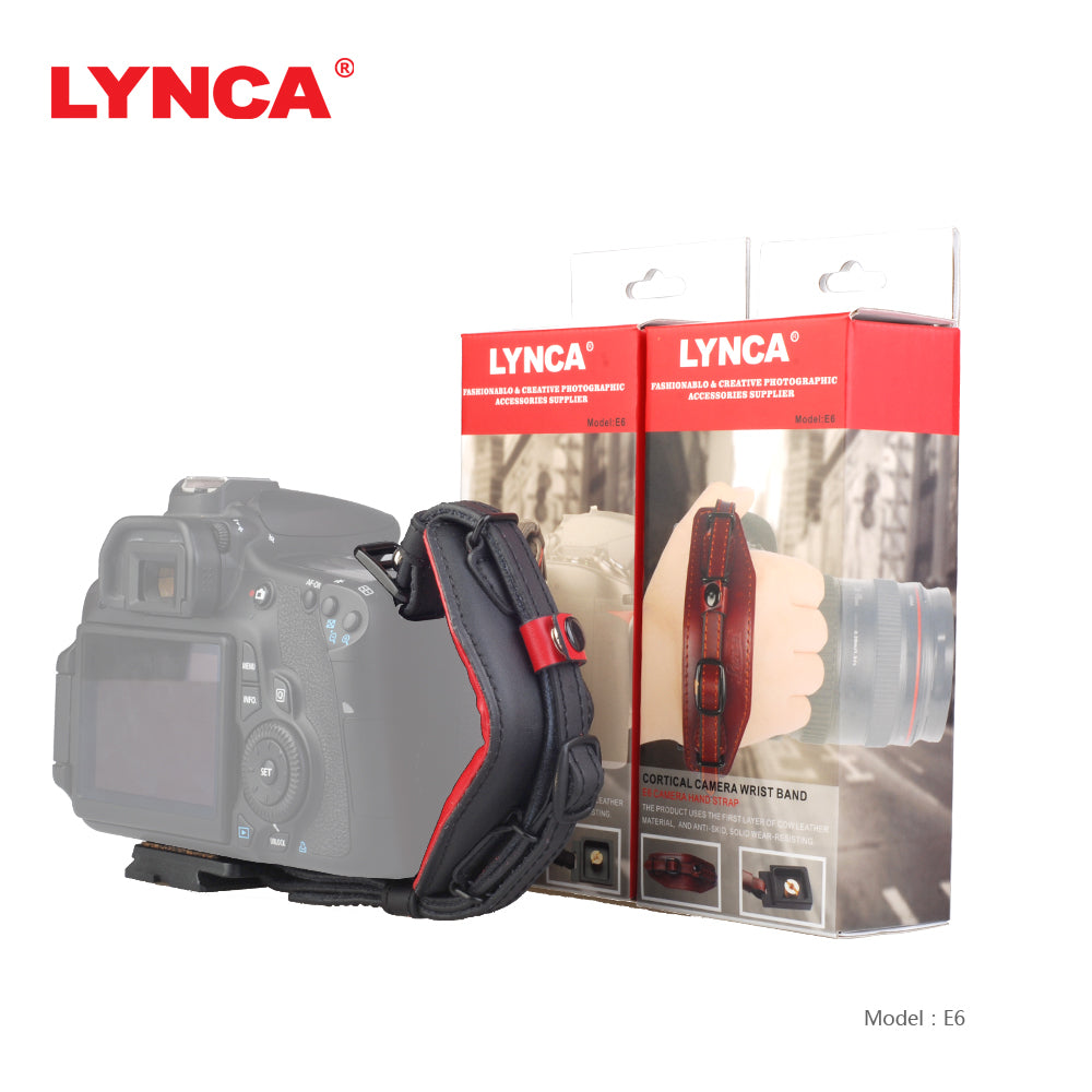LYNCA E6 Camera Wrist Strap (FITS MOST DSLR CAMERAS)