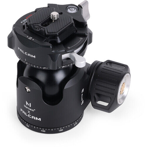 FALCAM F38 Pro Quick Release Low Gravity Dual Panorama Ball Head XB-2R