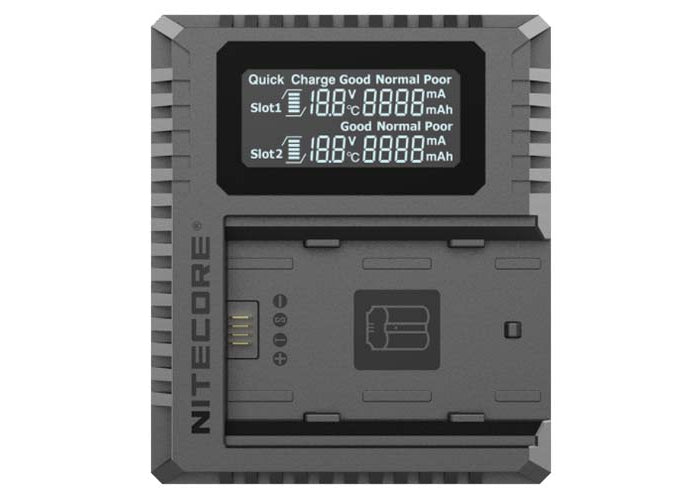 Nitecore FX3 Pro Fujifilm USB-C Dual Slot Charger for Fuji NP-W235