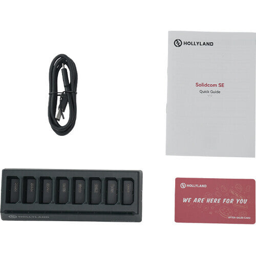 Hollyland 8-Slot Battery Charger for Solidocm SE
