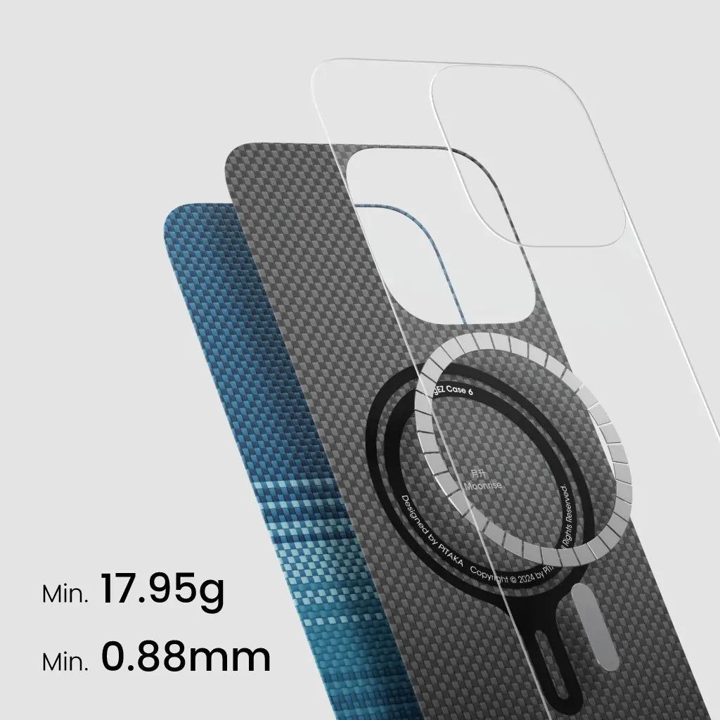 PITAKA Aramid Fibre Ultra-Slim Case for iPhone 16 Pro Max Moonrise