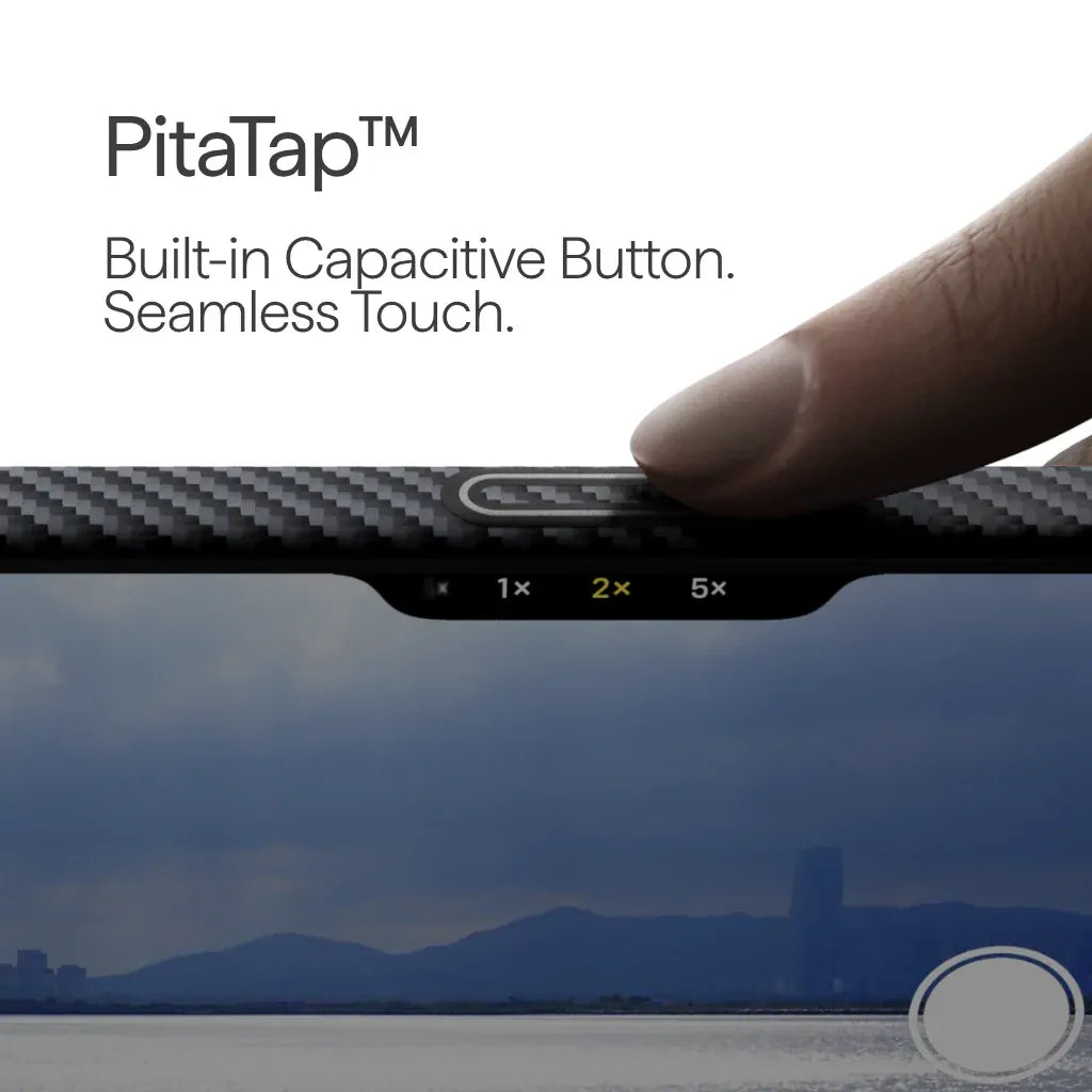 PITAKA Aramid Fibre Ultra-Slim Case for iPhone 17 Pro Max Black/Grey