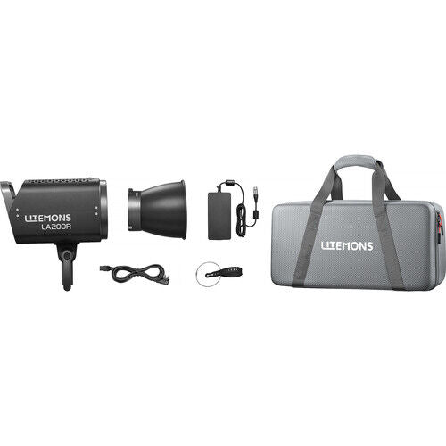 Godox Litemons LA200R RGB LED Monolight (Black, Travel Kit)