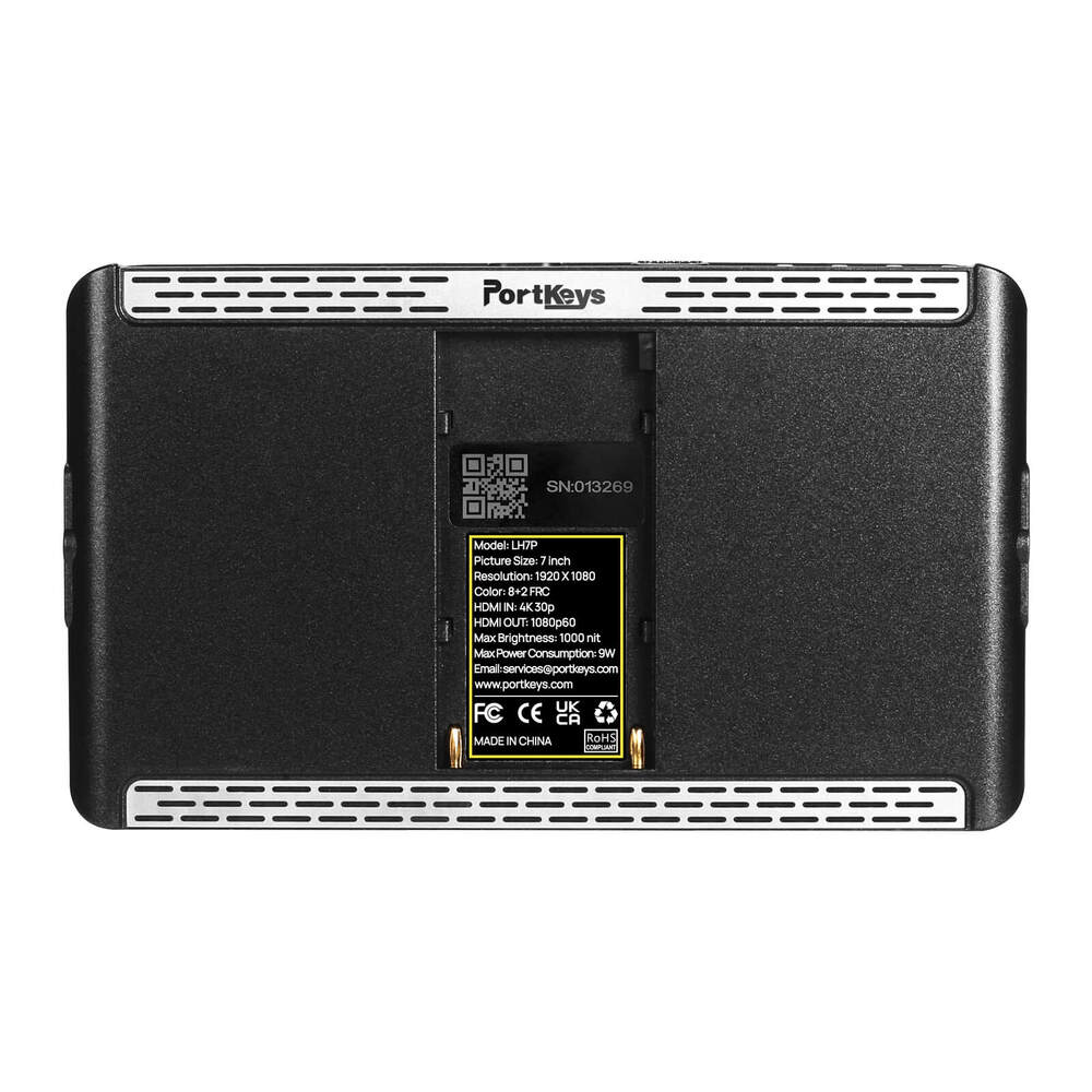 Portkeys 7" High Brightness Monitor with Wireless Control LH7P