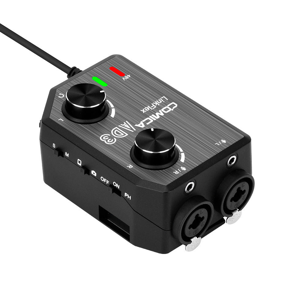 Comica LinkFlex-AD3 Dual-Channel Microphone and Guitar Interface