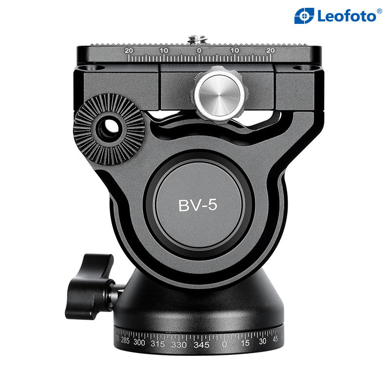 Leofoto Manba Series LV-284C+BV5 Carbon Fiber Video Tripod Kit with Flip Lock