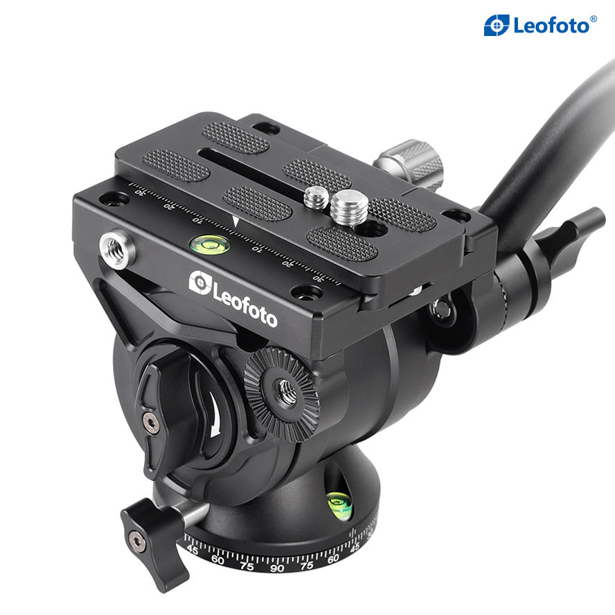 Leofoto Manba Series LV-323C+BV10 Carbon Fiber Video Tripod Kit with Flip Lock