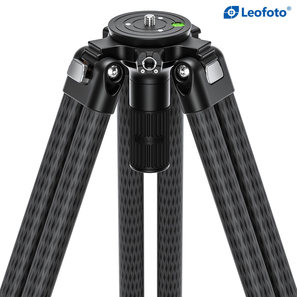 Leofoto LVC-253C+BV-15 Carbon Fiber Twin Leg Video Tripod Kit