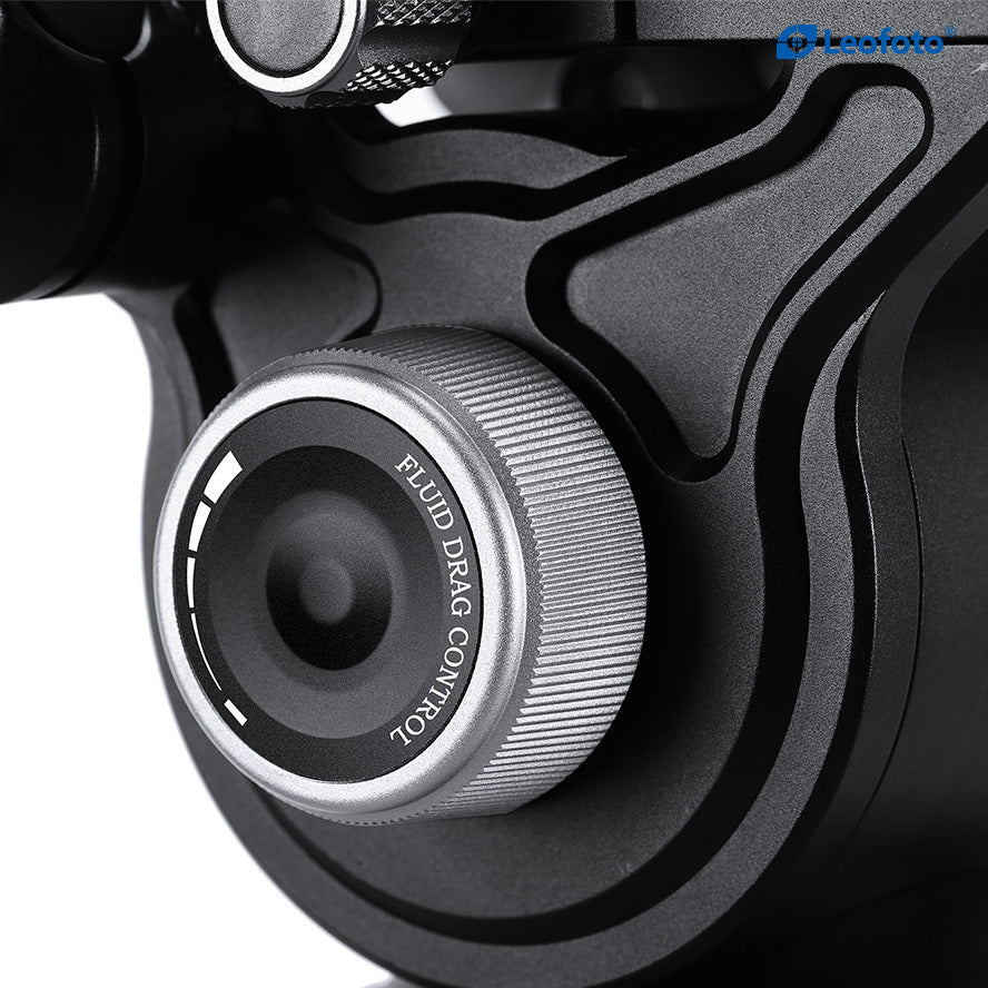 Leofoto Manba Series LVM-323C+BV15 Carbon Fiber Video Tripod Kit with Flip Lock